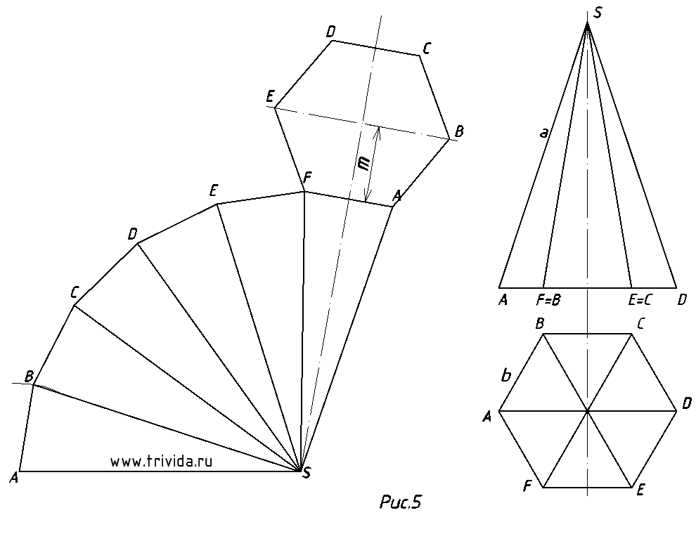 Усеченная треугольная пирамида
